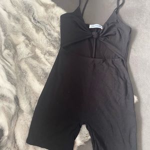 Baddieville “ Take A Bow Romper”